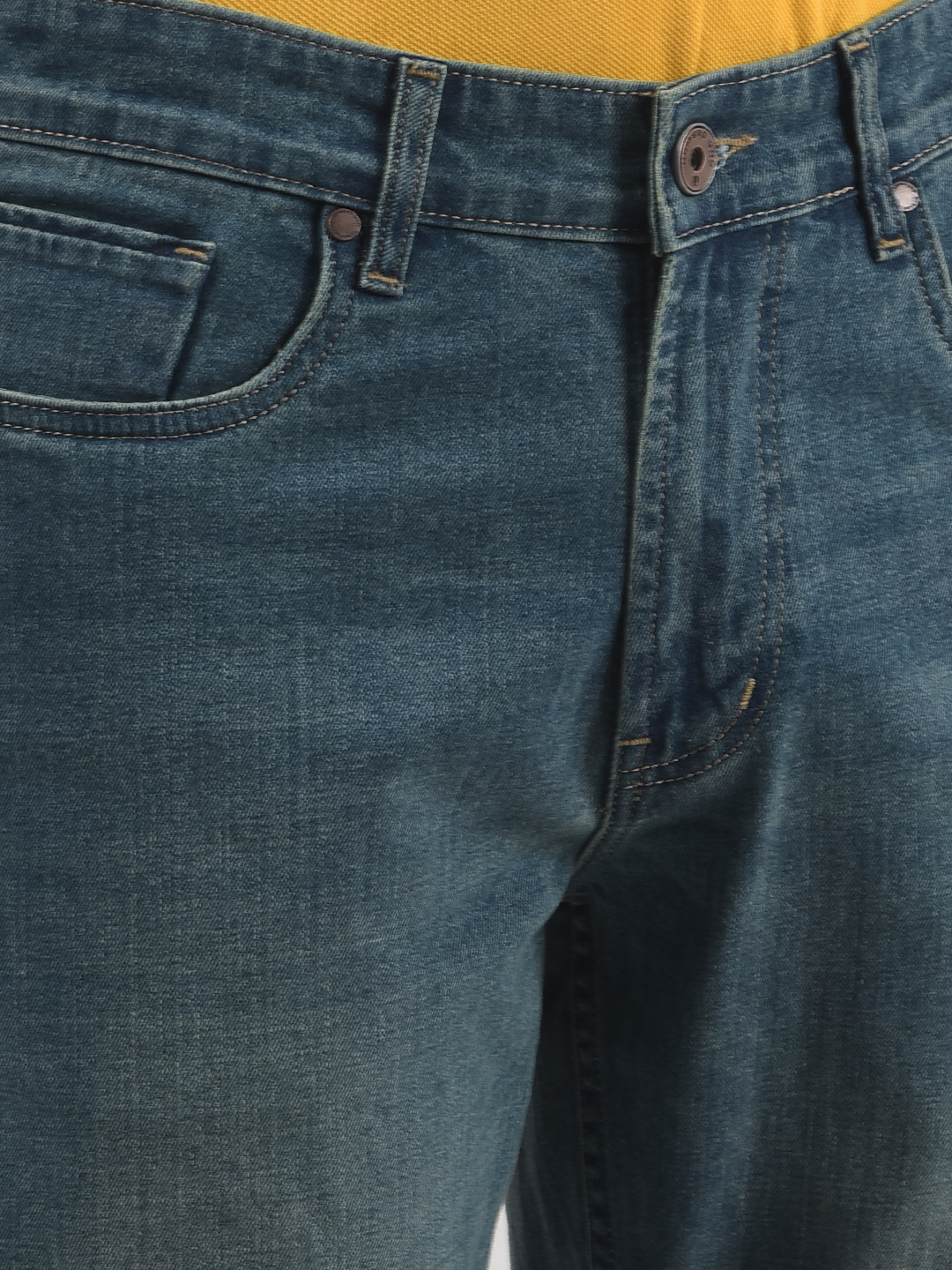 Numero Uno Men Solid Blue Jeans